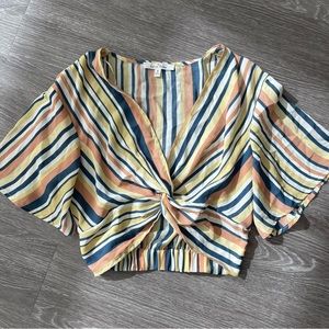 Love Tree V Neck Top